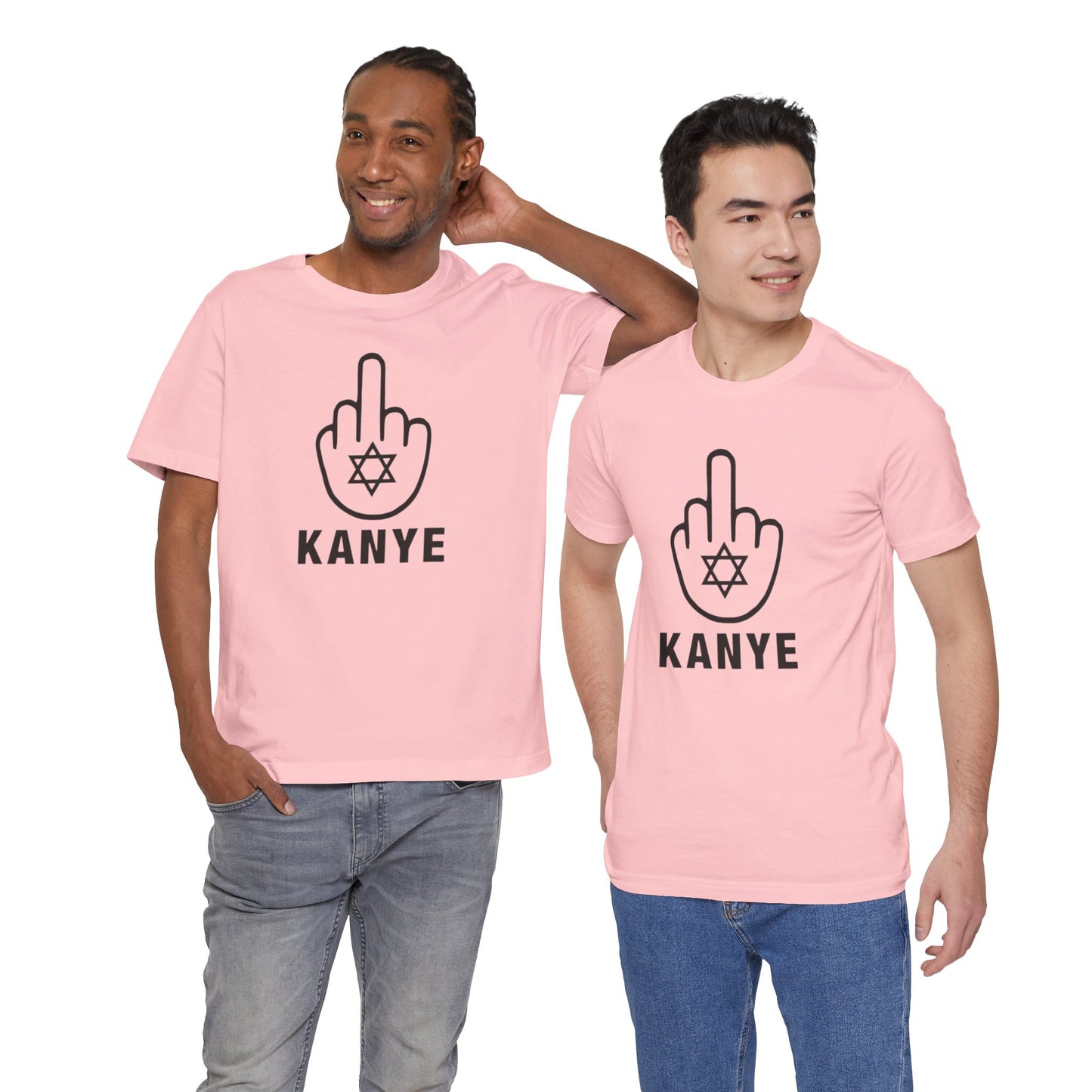Middle Finger for Kanye - Unisex Short Sleeve Shirt