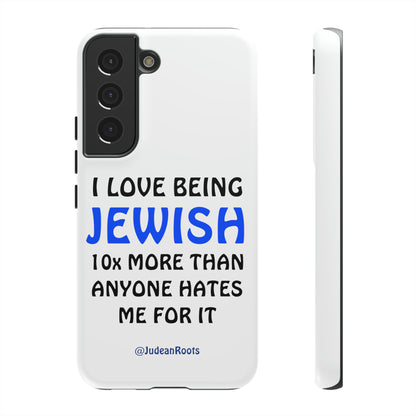 I love being Jewish - Tough Phone Cases