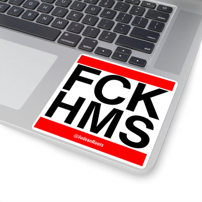 FCK HMS (red) - Square Stickers