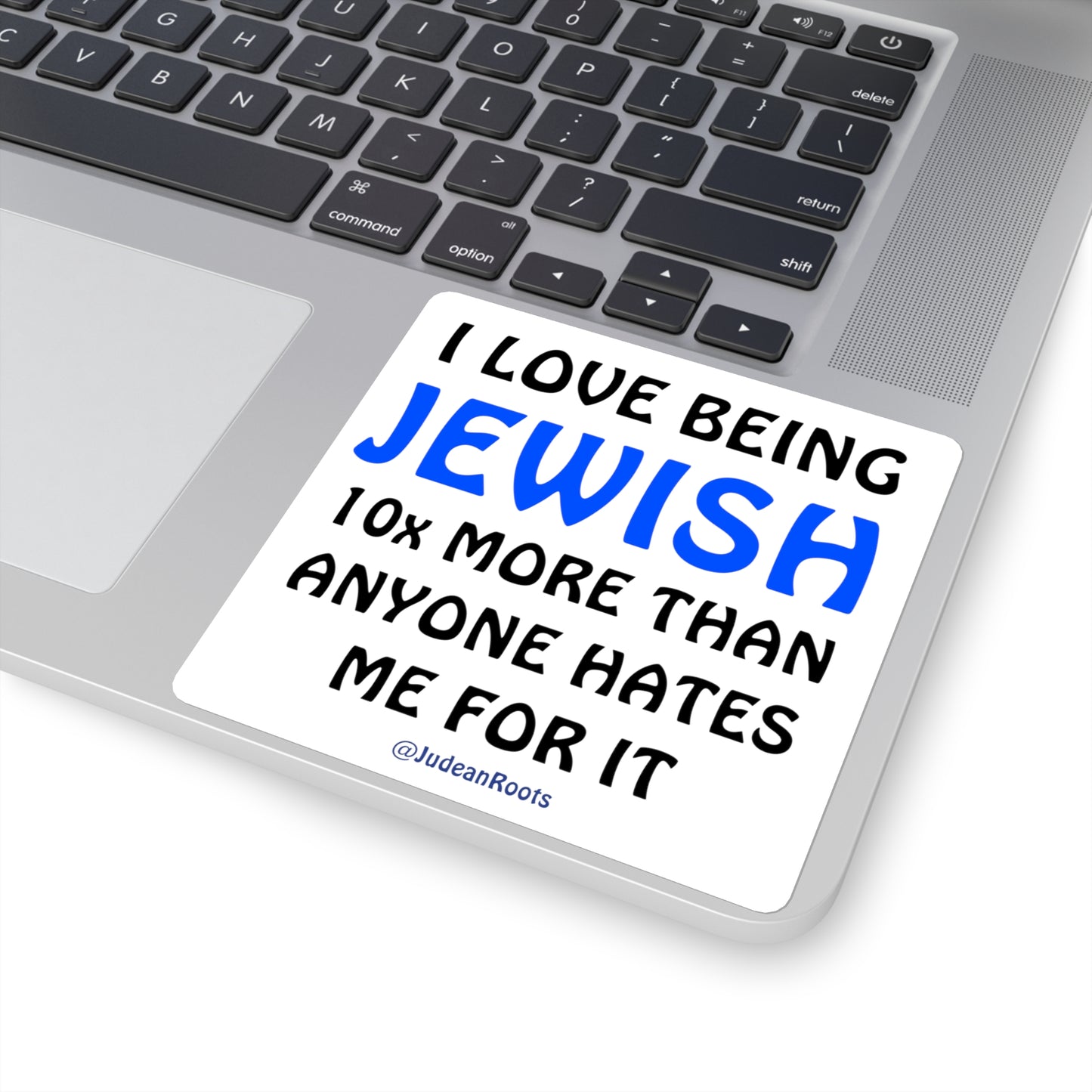 I love being Jewish - Square Stickers