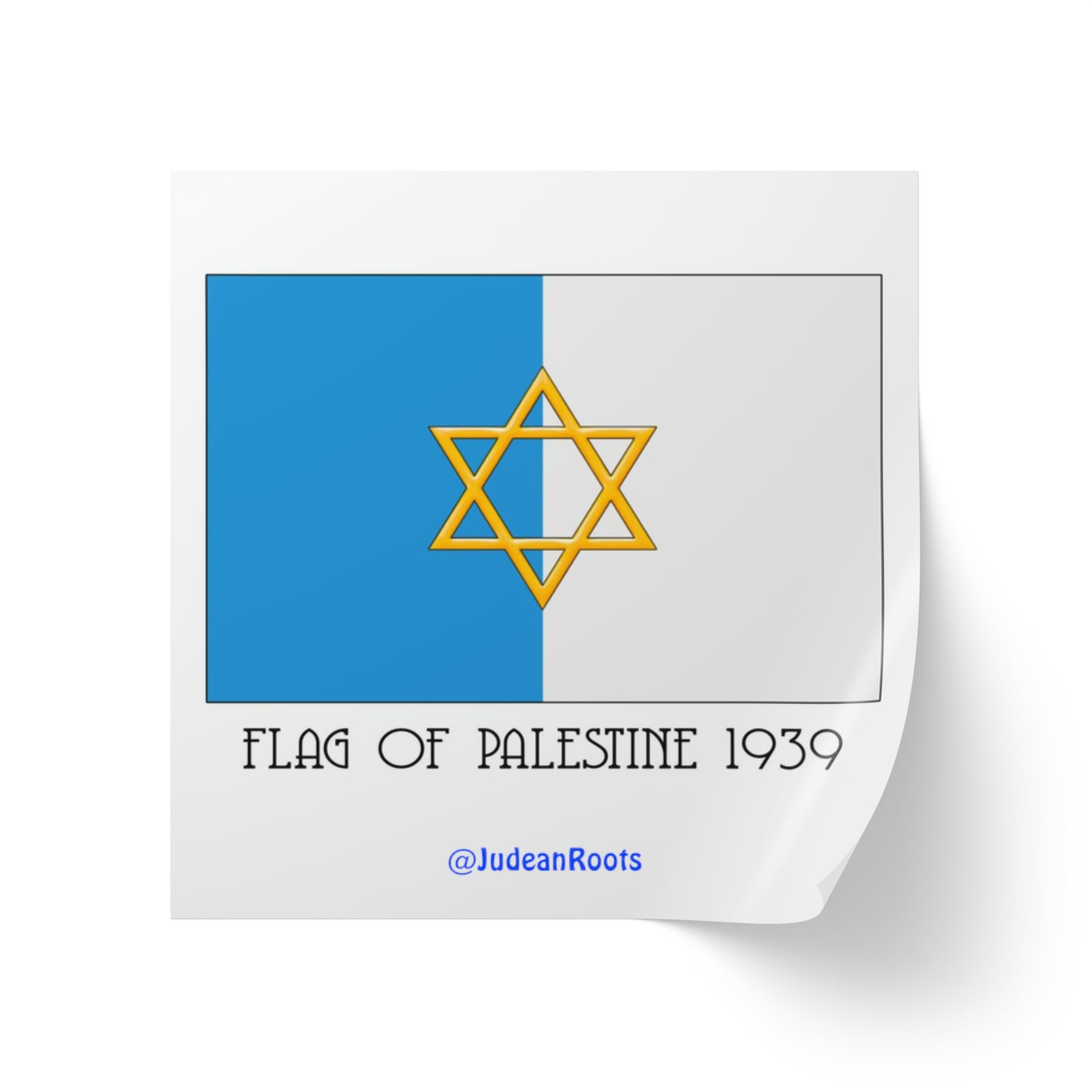 Flag of Palestine 1939 - Sticker Rolls ($1.46 - $0.48 per sticker)