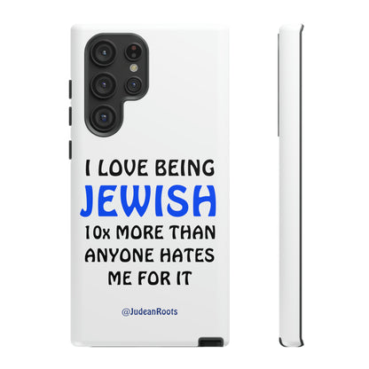 I love being Jewish - Tough Phone Cases