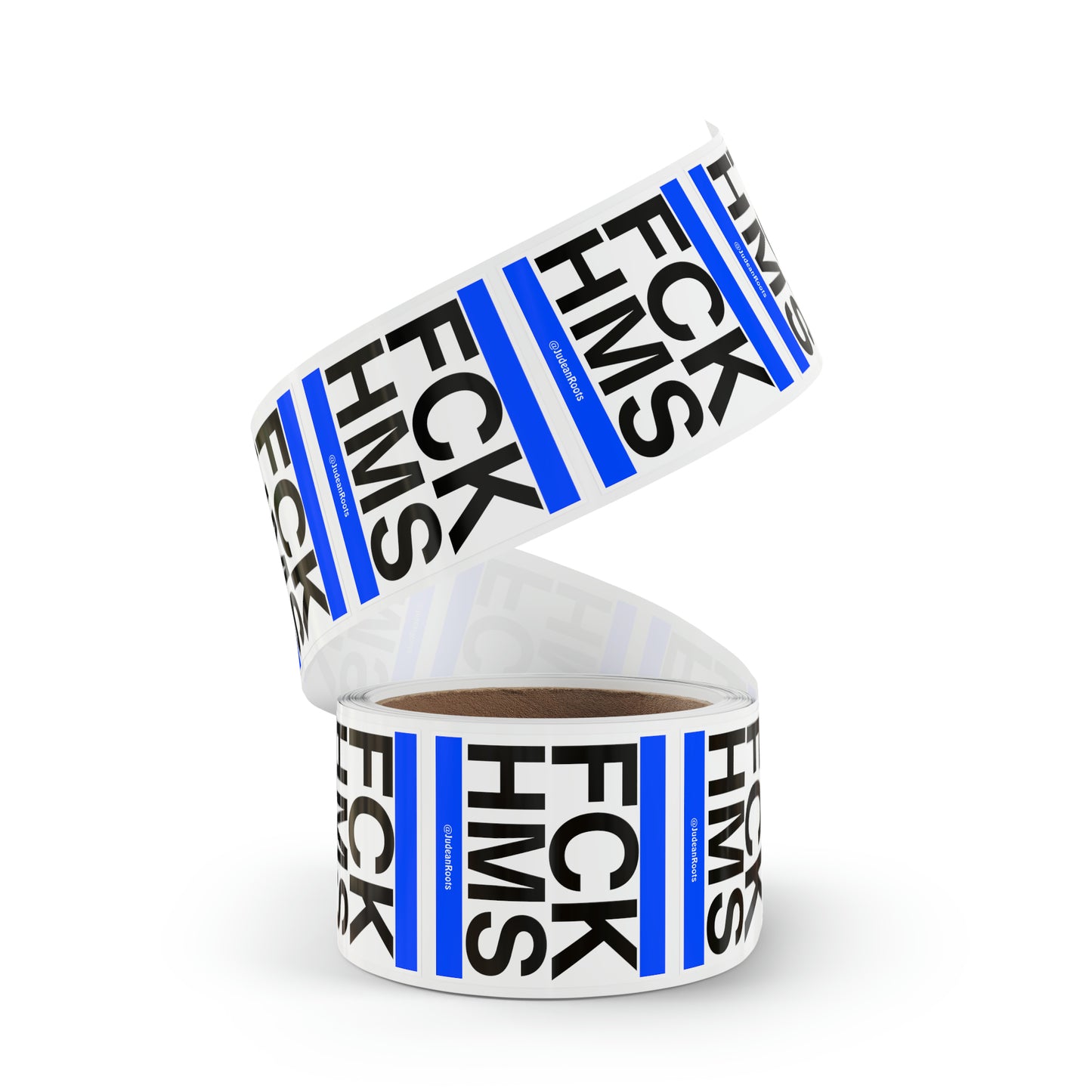 FCK HMS (blue) - Sticker Rolls ($1.46 - $0.48 per sticker)