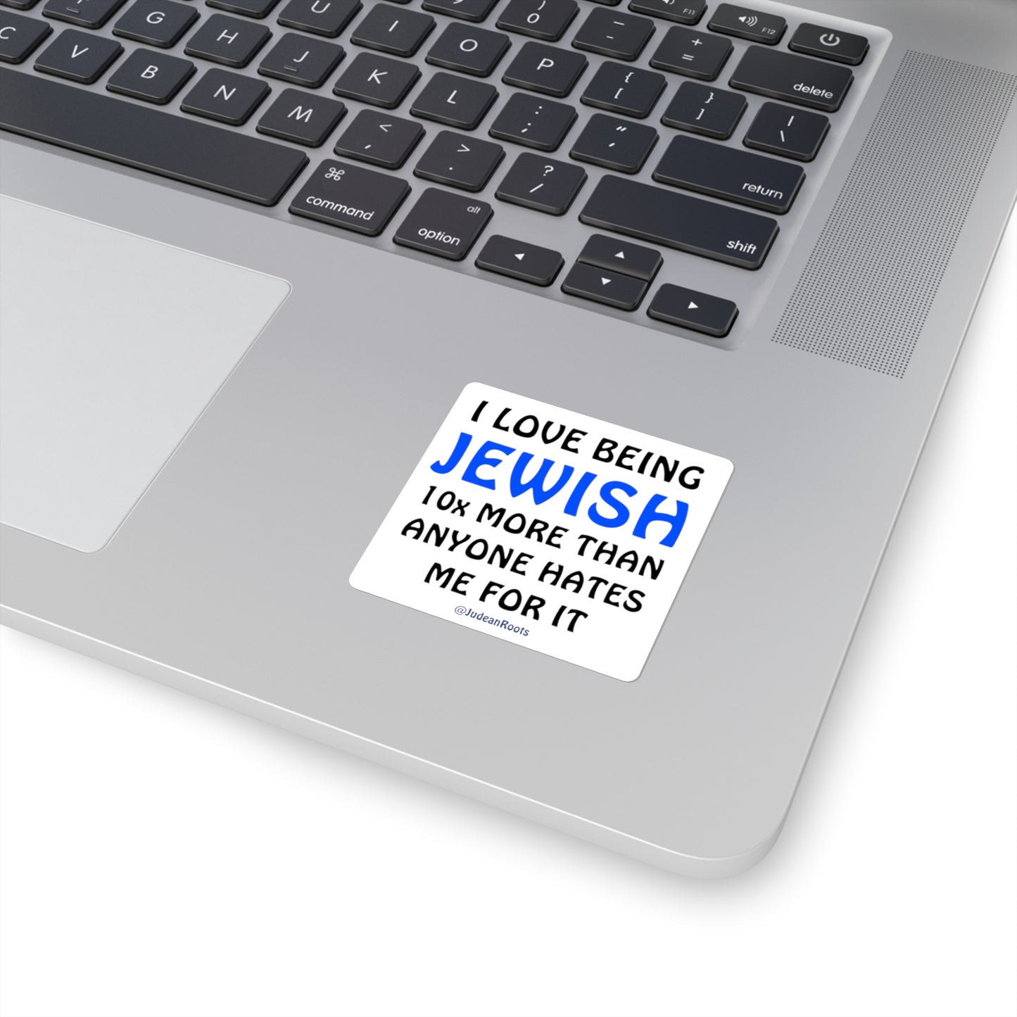 I love being Jewish - Square Stickers