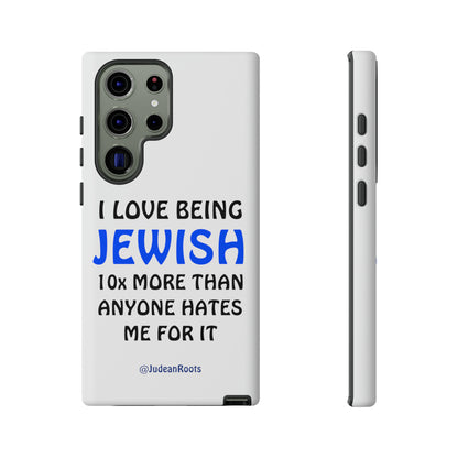 I love being Jewish - Tough Phone Cases