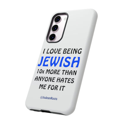 I love being Jewish - Tough Phone Cases