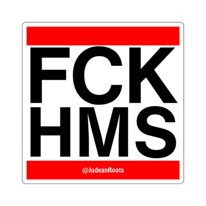 FCK HMS (red) - Square Stickers