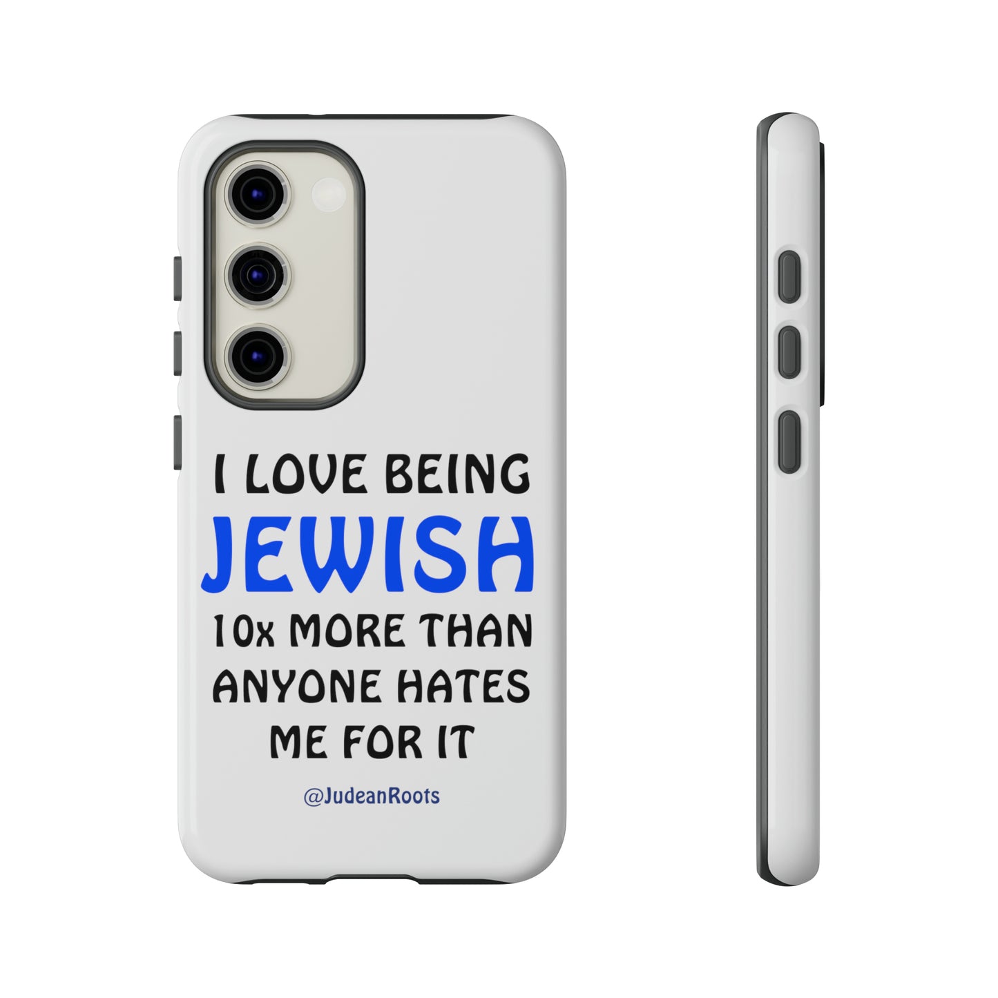 I love being Jewish - Tough Phone Cases