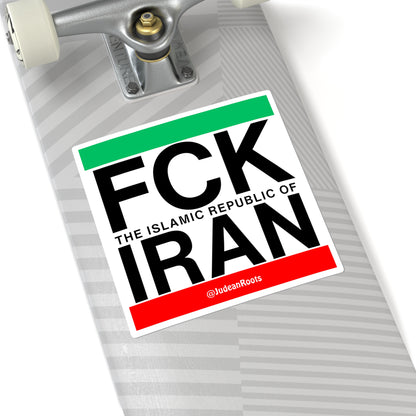 FCK IRAN - Square Stickers