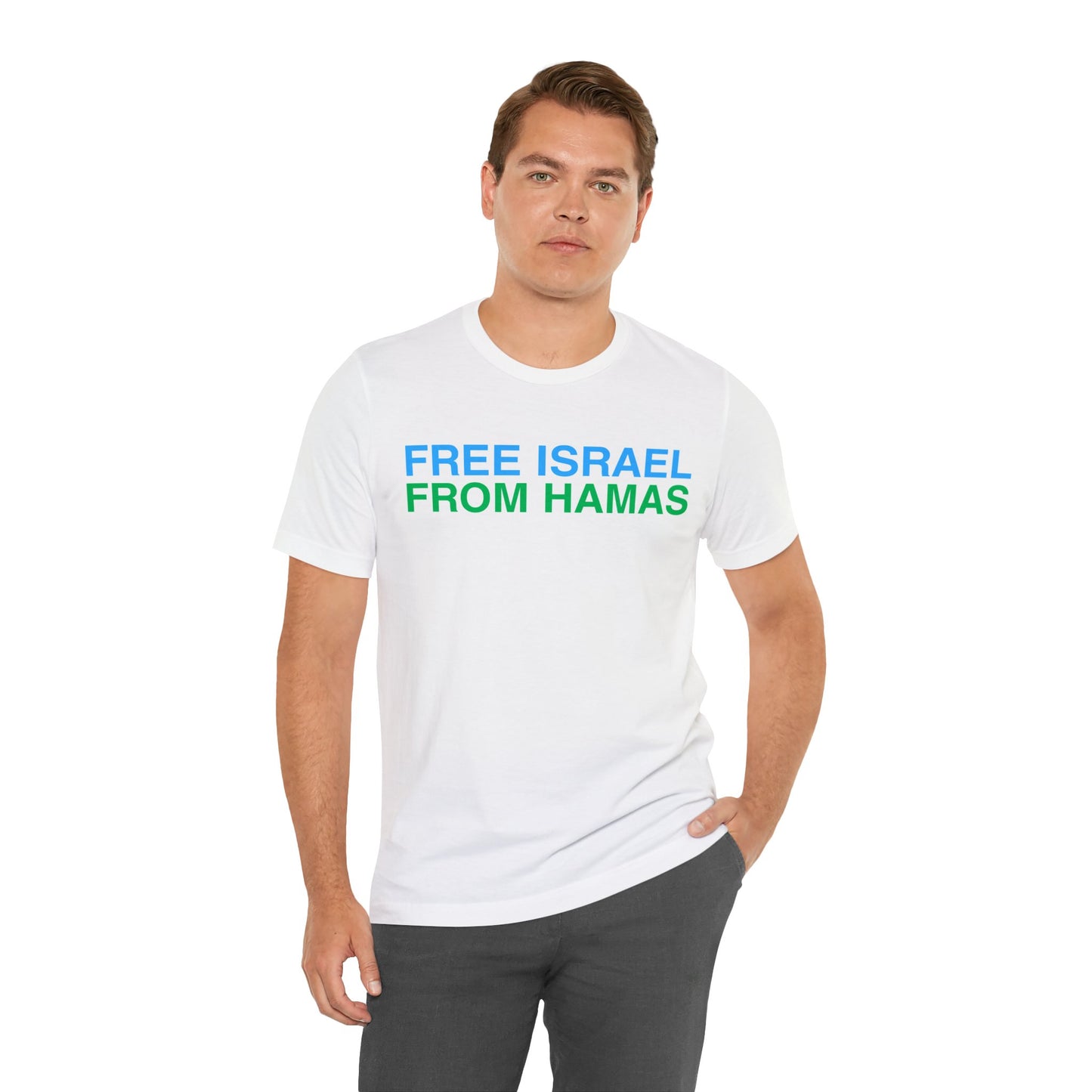 Free Israel From Hamas - Unisex Short Sleeve Shirt