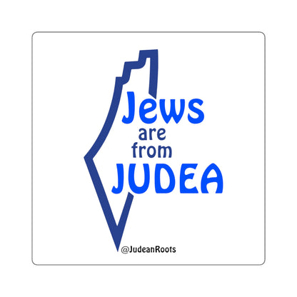 Jews are from Judea (v2) - Square Stickers