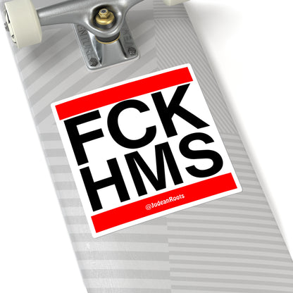 FCK HMS (red) - Square Stickers