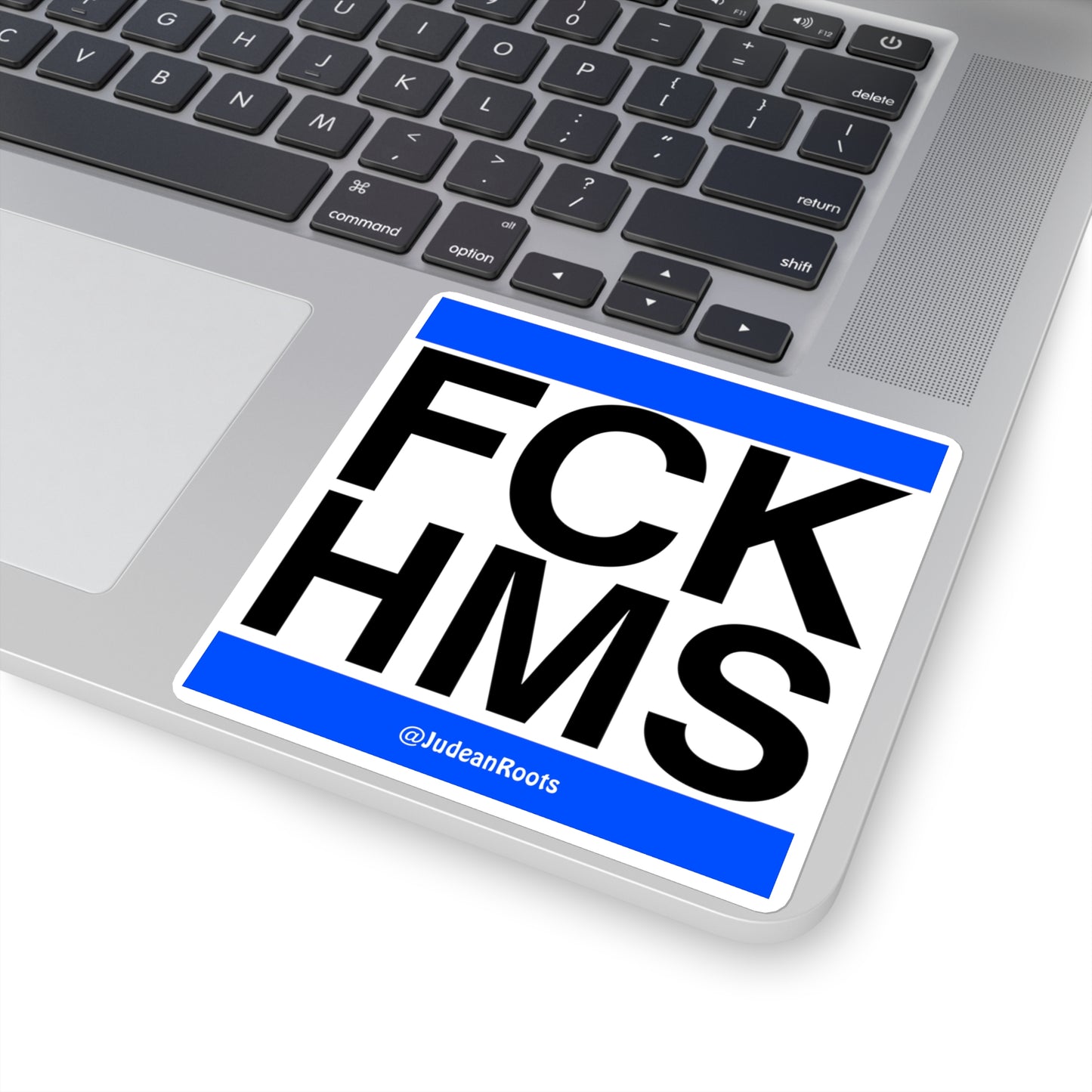 FCK HMS (blue) - Square Stickers