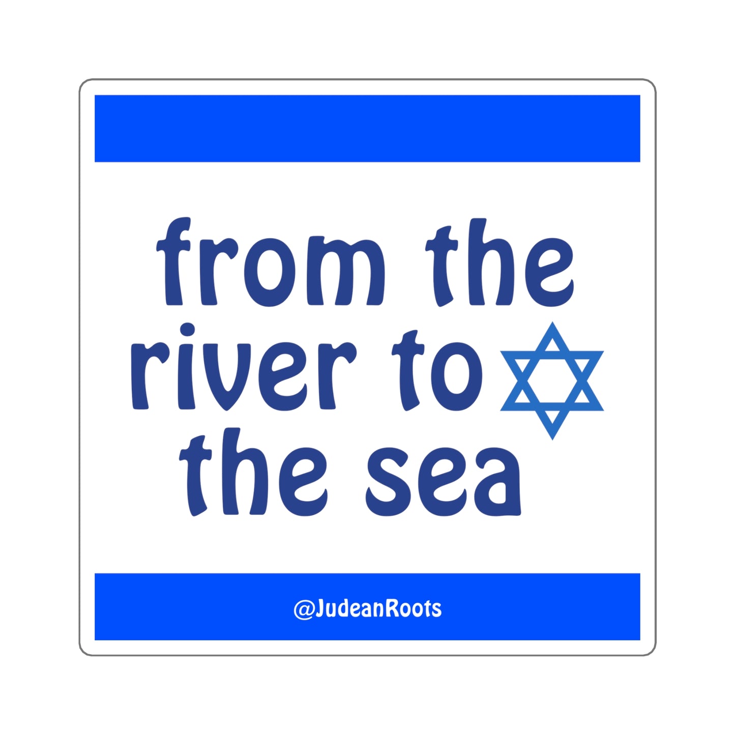 From the River to the Sea - Square Stickers