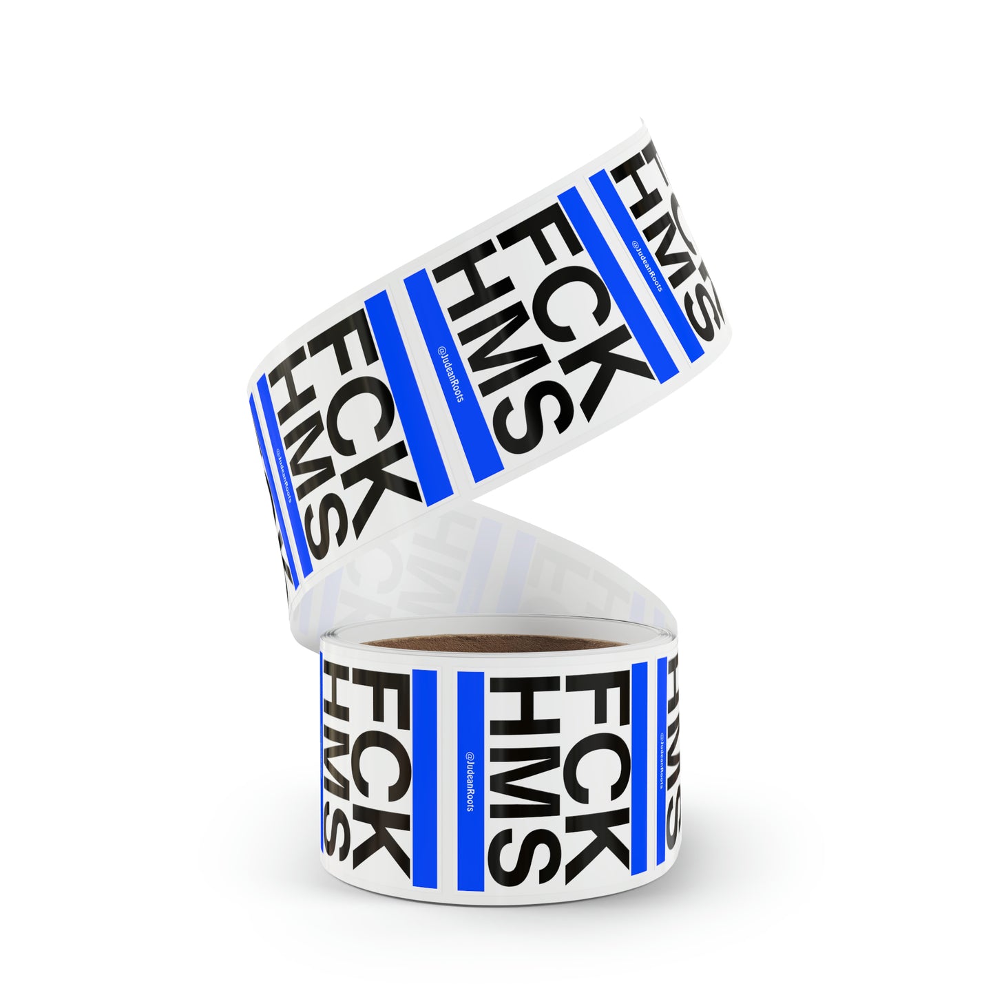 FCK HMS (blue) - Sticker Rolls ($1.46 - $0.48 per sticker)