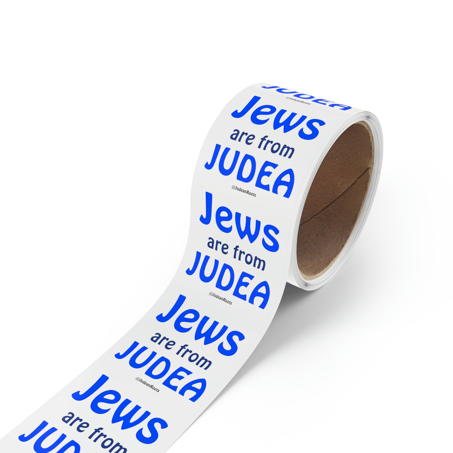 Jews are from Judea - Sticker Rolls ($1.46 - $0.48 per sticker)