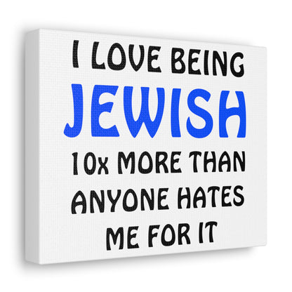 I love being Jewish - Canvas