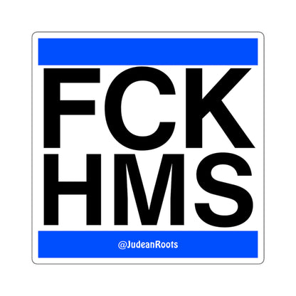 FCK HMS (blue) - Square Stickers