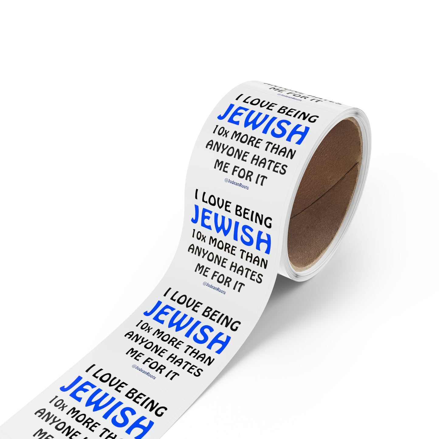 I love being Jewish - Sticker Rolls ($1.46 - $0.48 per sticker)