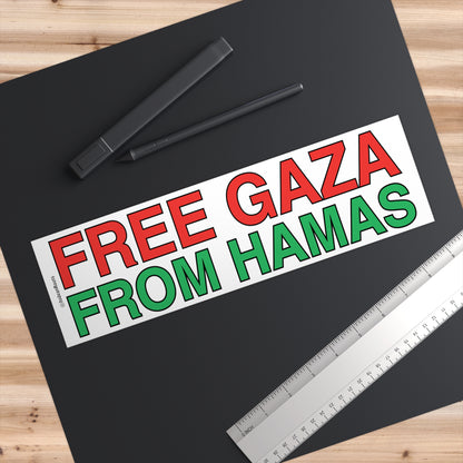 Free Gaza From Hamas - Bumper Stickers