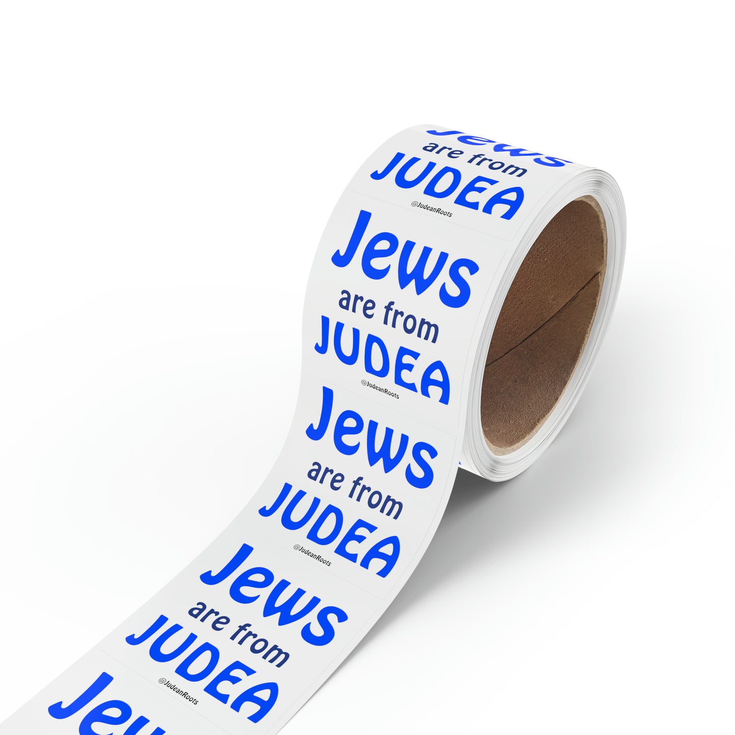 Jews are from Judea - Sticker Rolls ($1.46 - $0.48 per sticker)