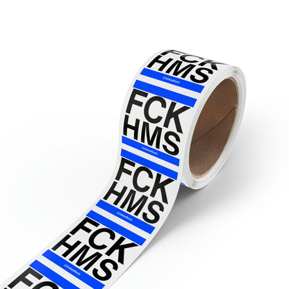 FCK HMS (blue) - Sticker Rolls ($1.46 - $0.48 per sticker)