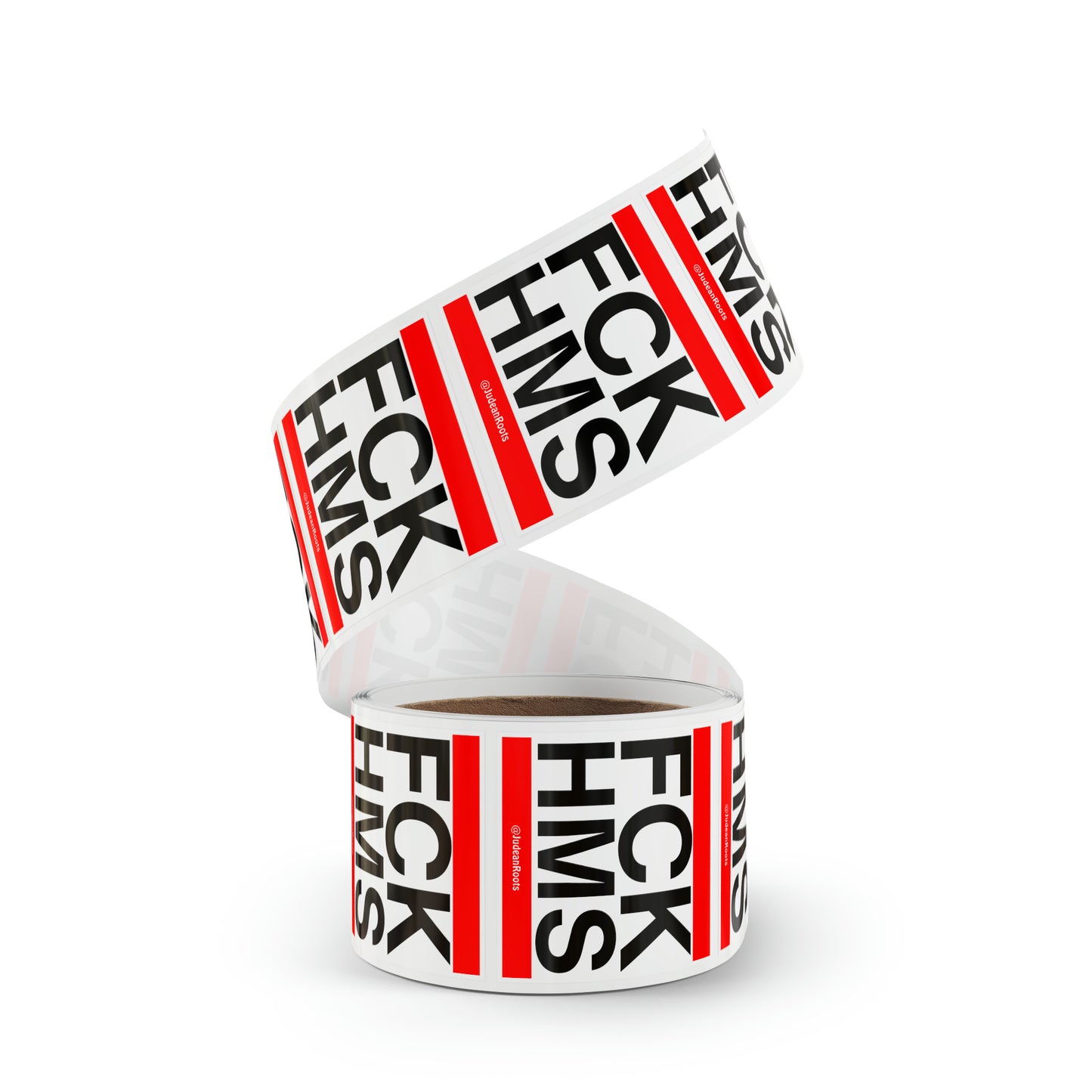 FCK HMS (red) - Sticker Rolls ($1.46 - $0.48 per sticker)