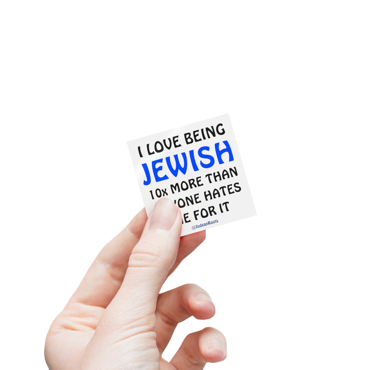 I love being Jewish - Sticker Rolls ($1.46 - $0.48 per sticker)